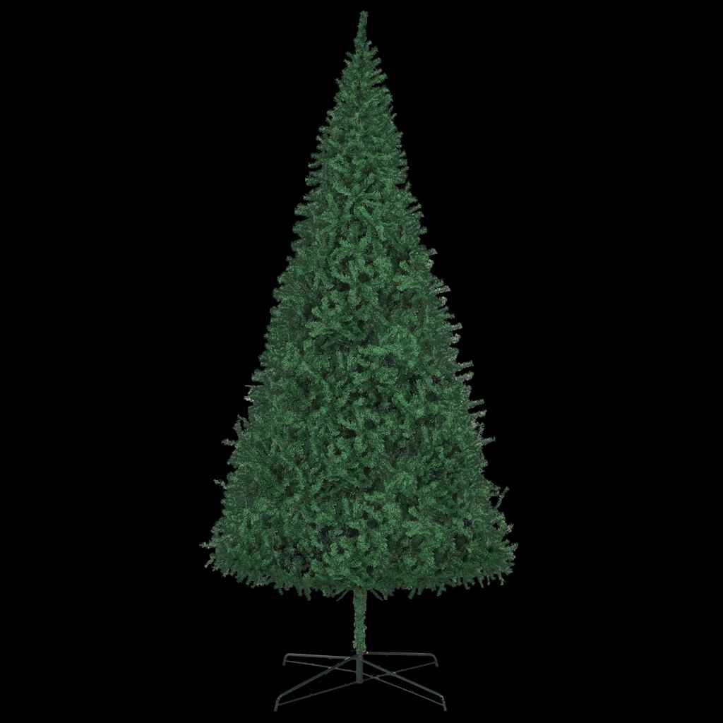 

vidaXL Kunstkerstboom met LED's en kerstballen 400 cm groen