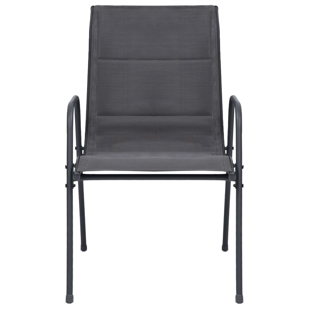 Градински трапезен комплект, 13 части, стомана