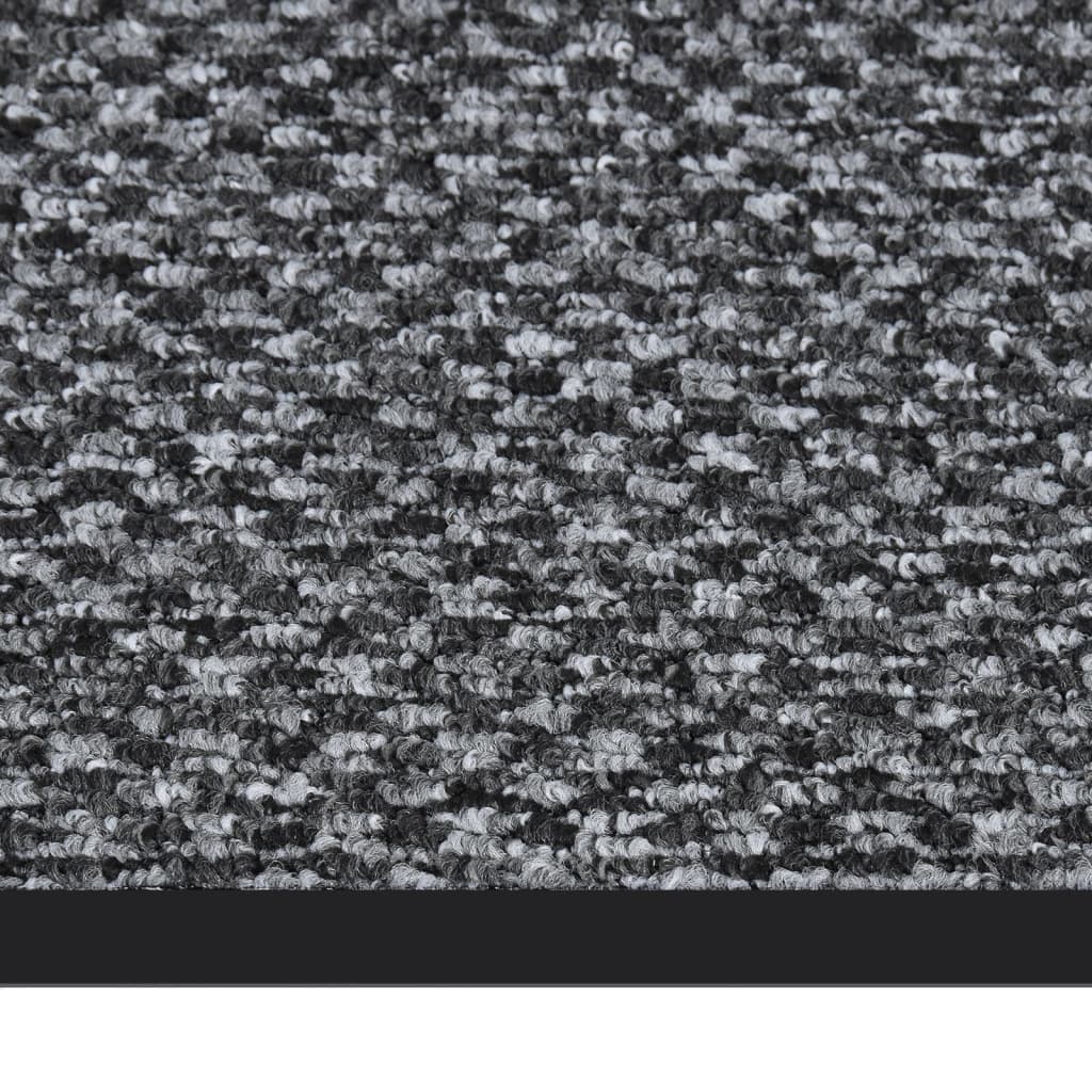 vidaXL Felpudo gris 40x60 cm