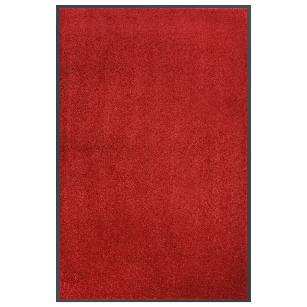 vidaXL Fußmatte Rot 80x120 cm