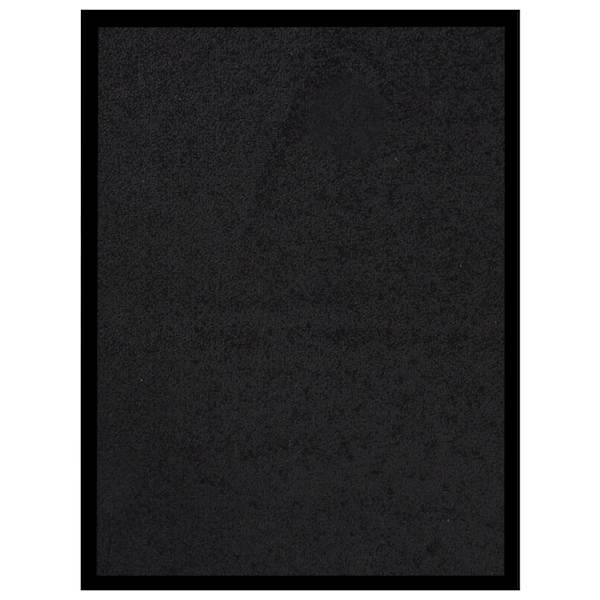 vidaXL uksematt, must, 40 x 60 cm