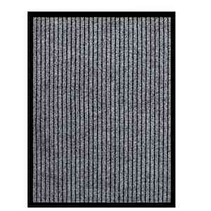Predpražnik črtast siv 60x80 cm