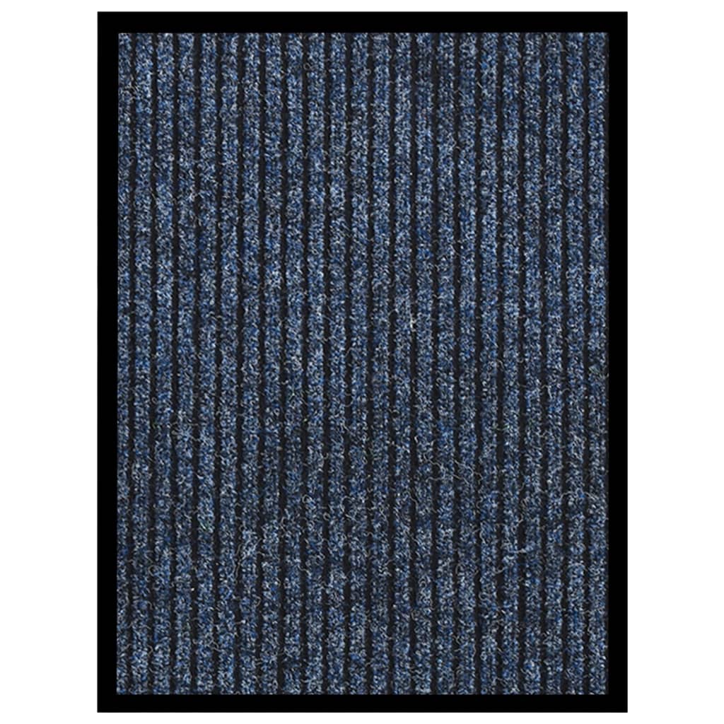 Kék csíkos lábtörlő 40 x 60 cm 