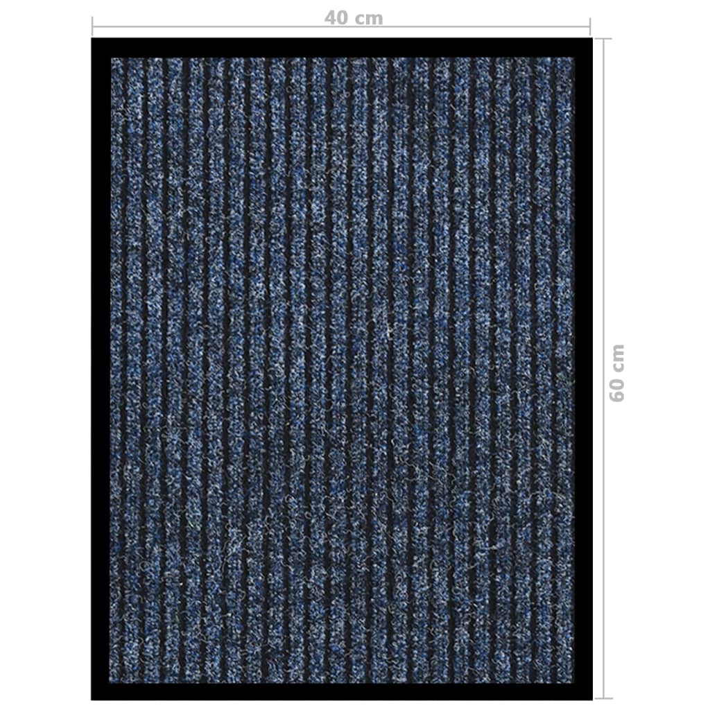 Rohožka pruhovaná modrá 40 x 60 cm