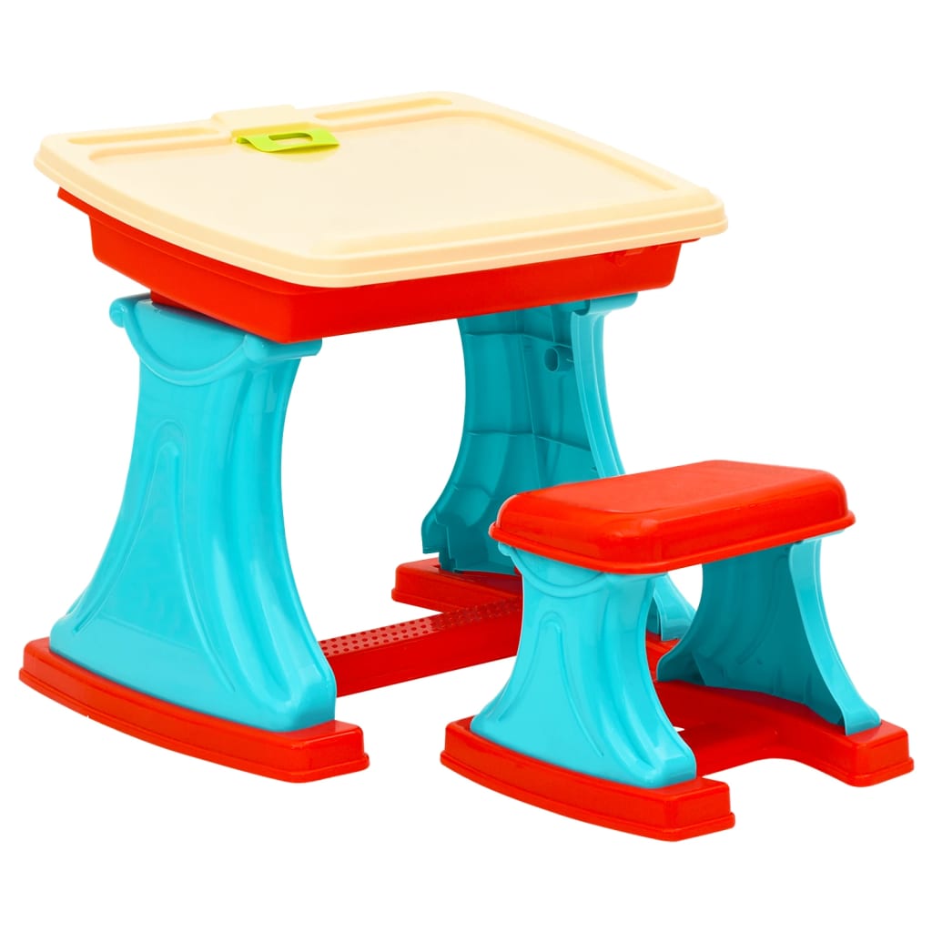 Dětský výtvarný stolek a stojan nastavitelný