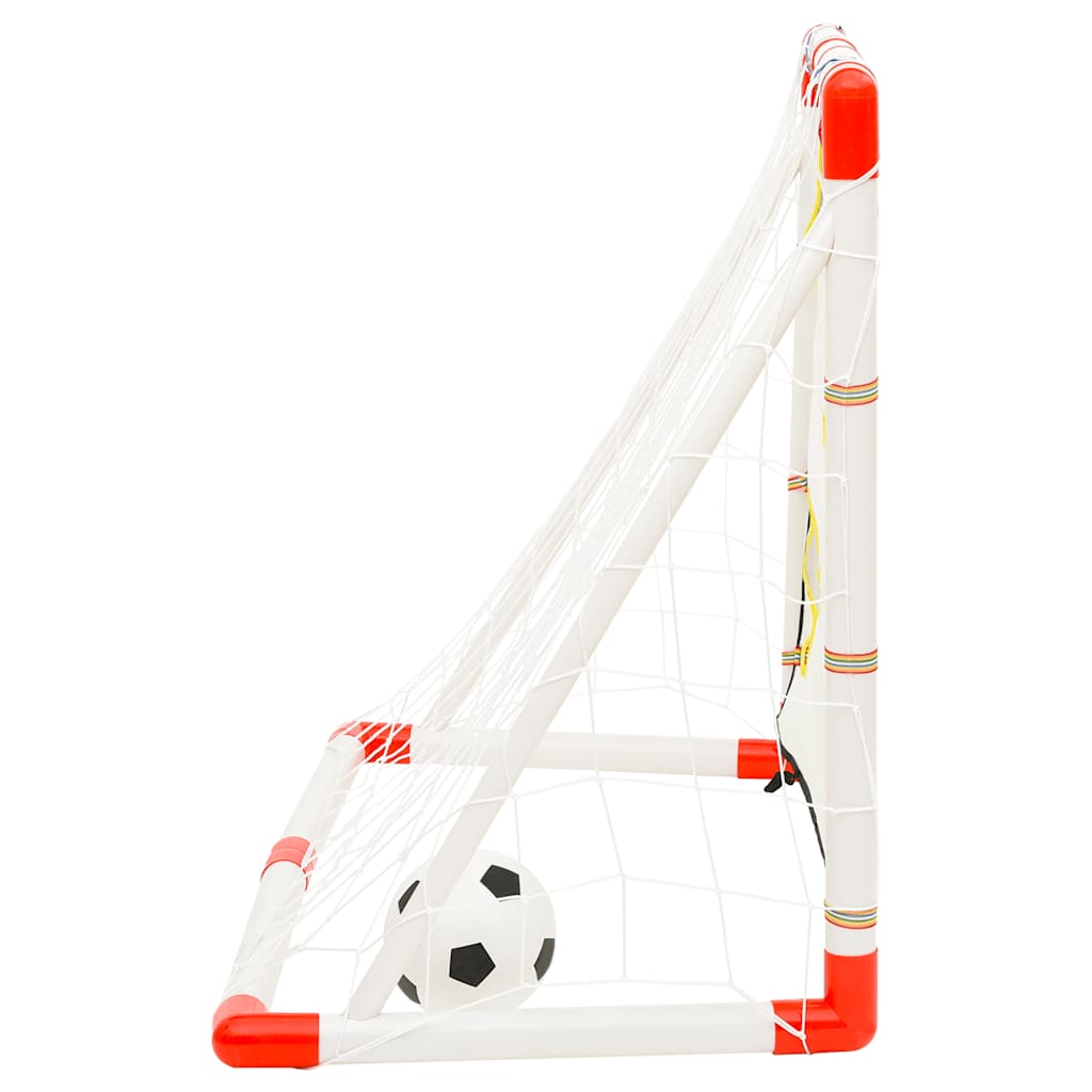 Alternativ bild 4 för VidaXl Fotbollsmål Med Bakgrund 120X51X77,5 Cm