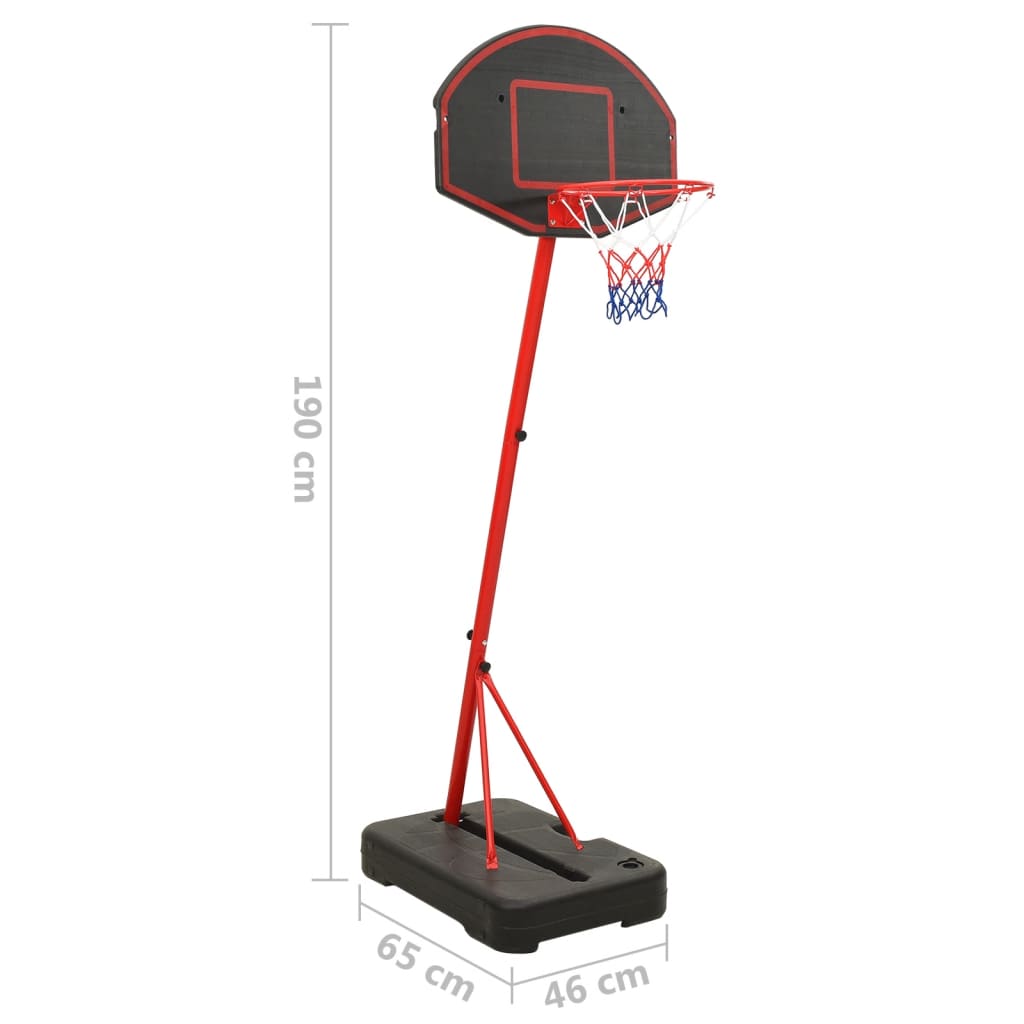 Állítható kosárlabdajáték-szett 190 cm 