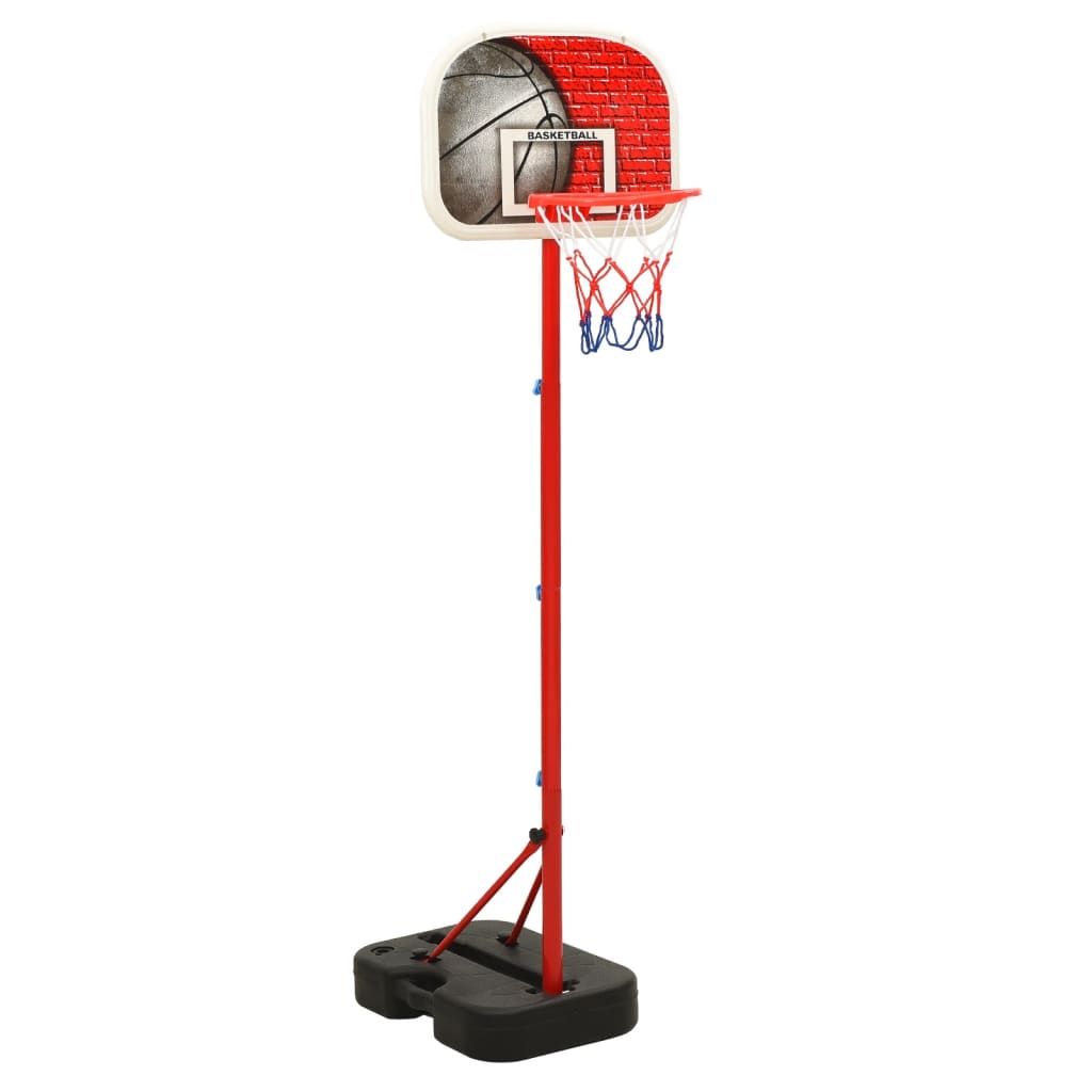 vidaXL PĹ™enosnĂ˝ basketbalovĂ˝ set nastavitelnĂ˝ 138,5â€“166 cm