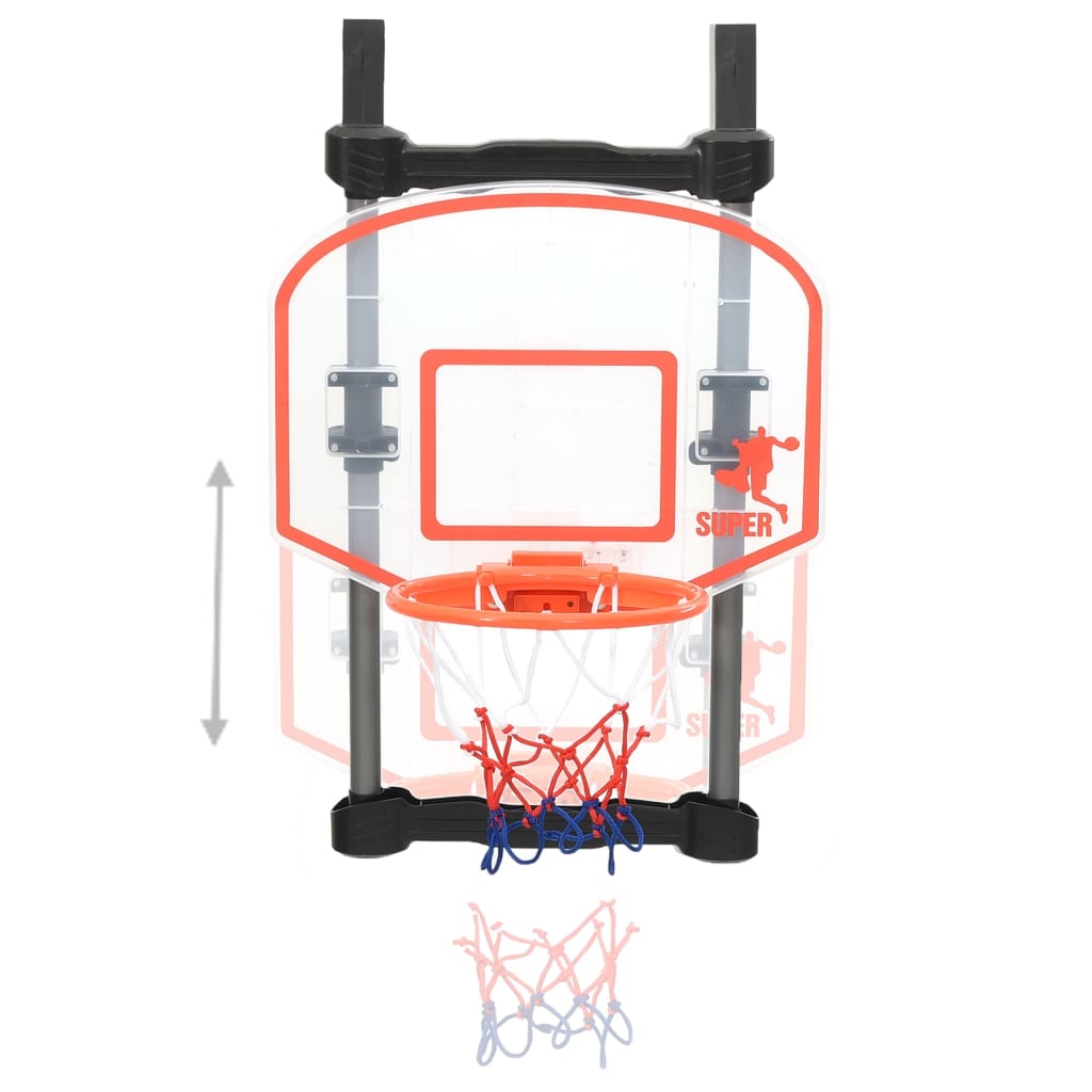 Dětská basketbalová hrací sada na dveře nastavitelné