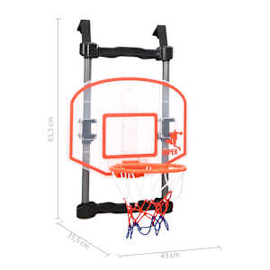 Dětská basketbalová hrací sada na dveře nastavitelné - obrázek 12