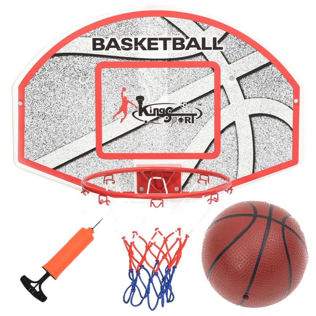 vidaXL 5-tlg. Basketball-Set zur Wandmontage 66x44,5 cm