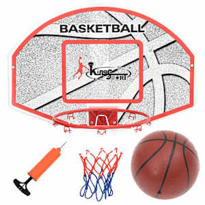 5dílná sada nástěnného basketbalového koše s deskou 66x44,5 cm
