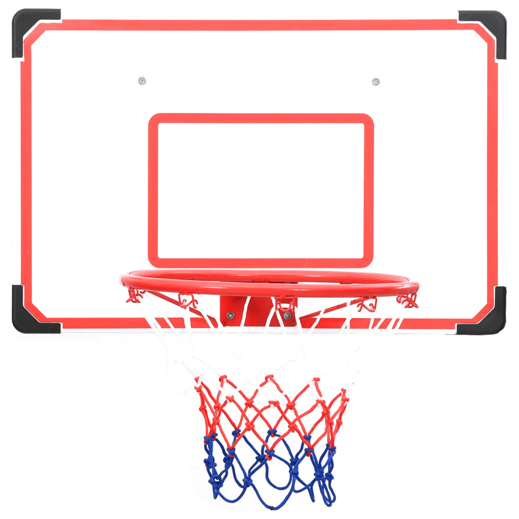 6: vidaXL vægmonteret basketballkurv med plade 5 dele