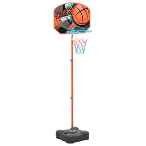 vidaXL kaasaskantav korvpallikomplekt, reguleeritav, 109-141 cm
