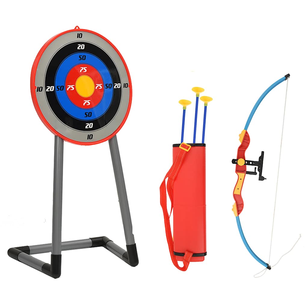 Ensemble de tir à l'arc et de flèches avec cible pour enfants