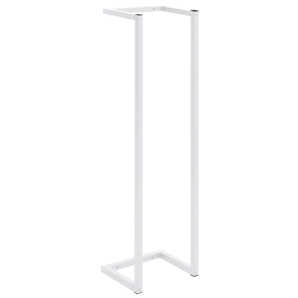 VidaXL Towel Rack White 25x20x95 Cm Steel