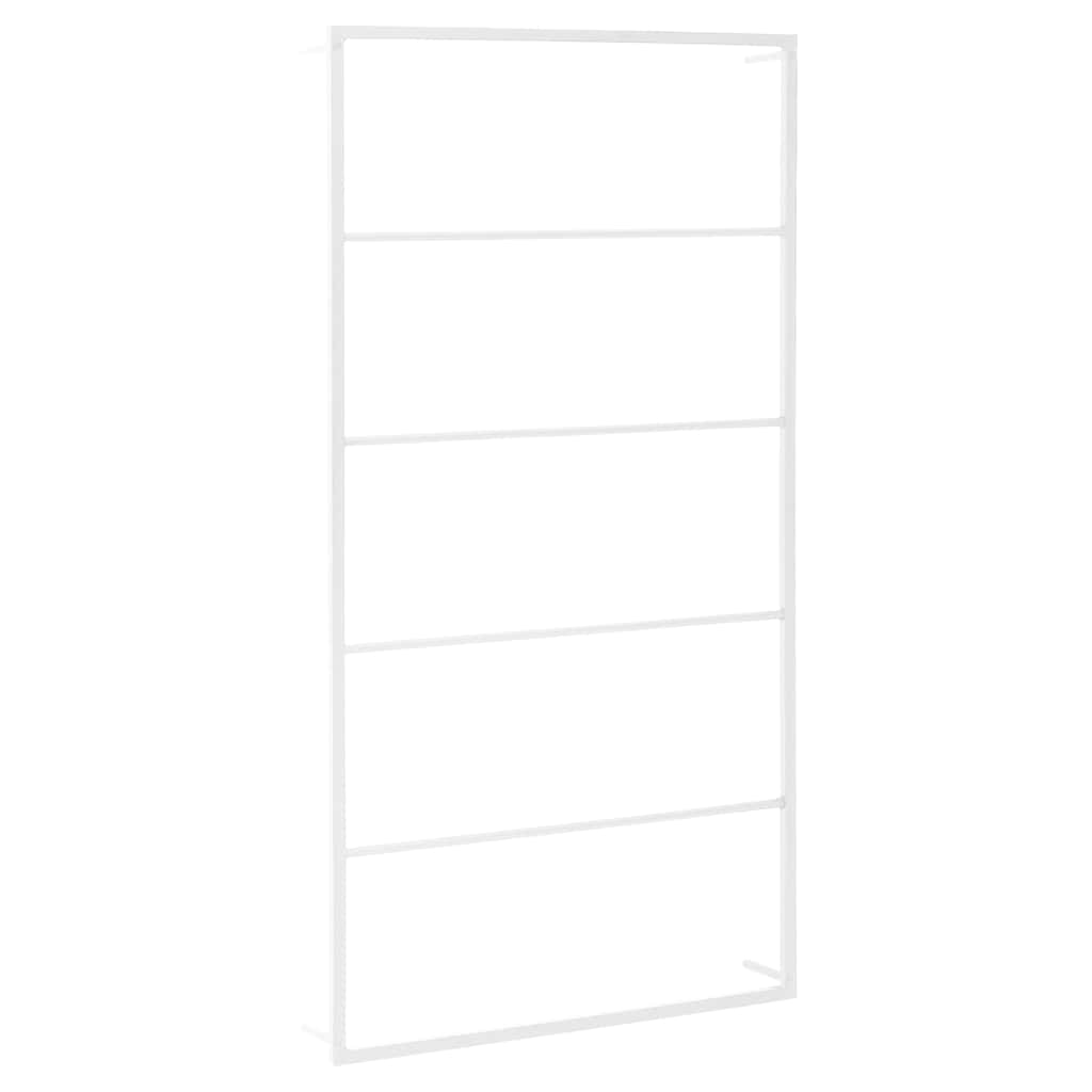 Thumbnail - vidaXL Handtuchhalter Weiß 60 x 10 x 116 cm Stahl