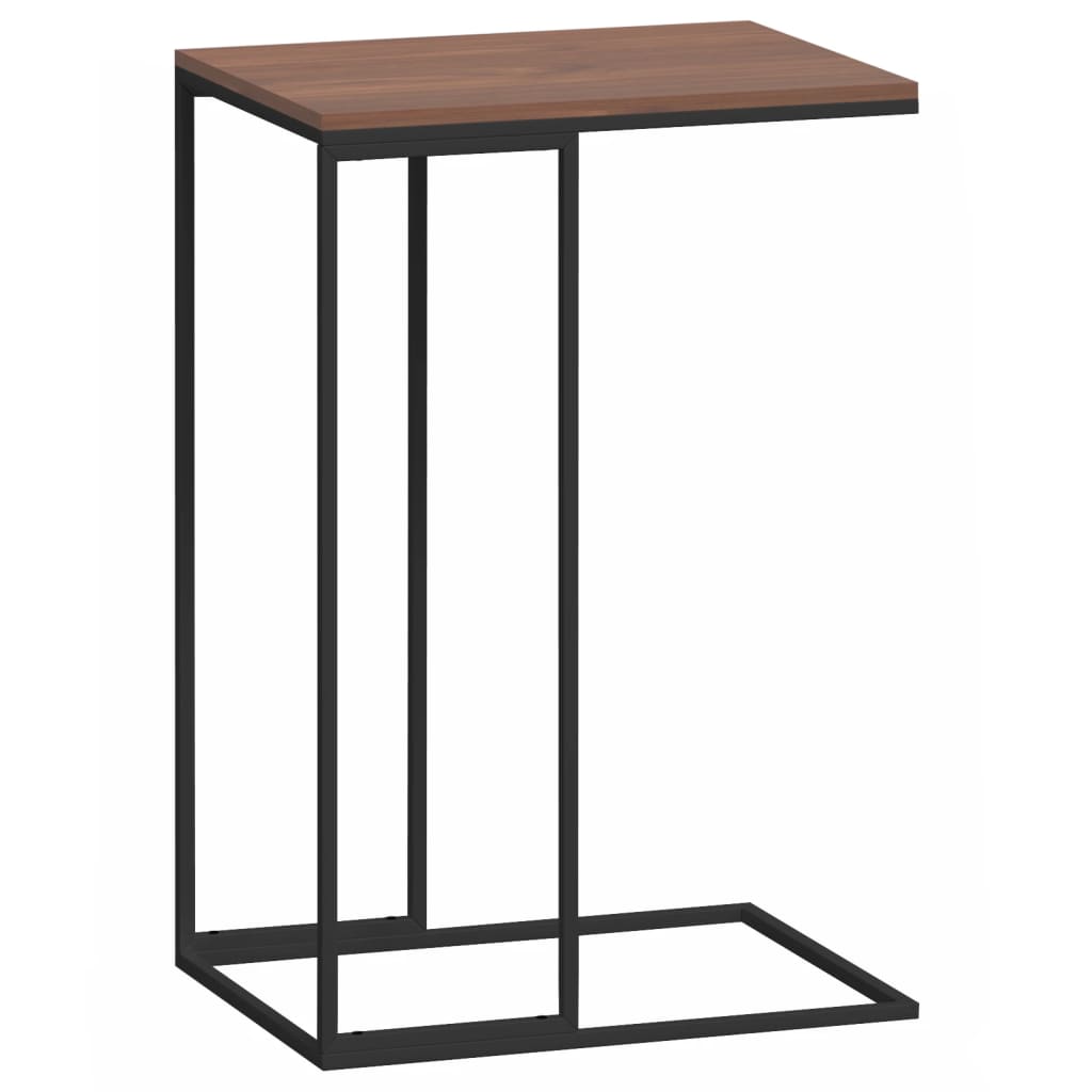 Príručný stolík, čierny 40x30x59 cm, kopozitné drevo