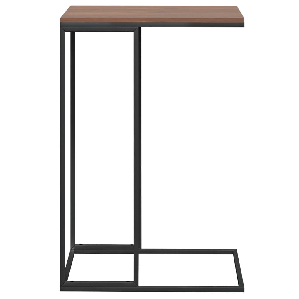 

vidaXL Bijzettafel 40x30x59 cm spaanplaat zwart