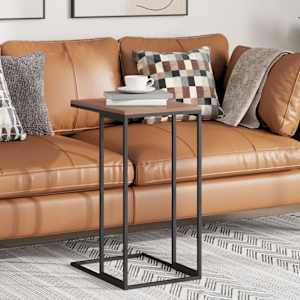 Klubska mizica črna 40x30x59 cm konstruiran les