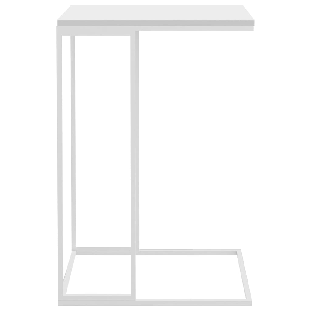

vidaXL Bijzettafel 40x30x59 cm spaanplaat wit