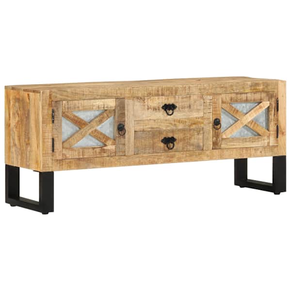 vidaXL telerikapp, 110 x 30 x 45 cm, t&ouml;&ouml;tlemata mangopuit