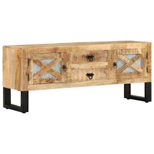 TV stolek 110 x 30 x 45 cm hrubé mangovníkové dřevo - obrázek 14