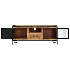 TV stolek 110 x 31 x 46 cm hrubé mangovníkové dřevo - obrázek 5