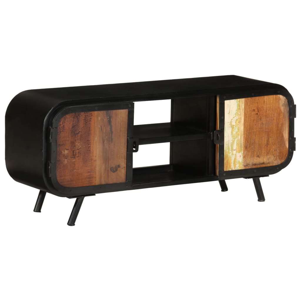 TV stolek 110 x 30 x 45 cm masivní recyklované dřevo - obrázek 14