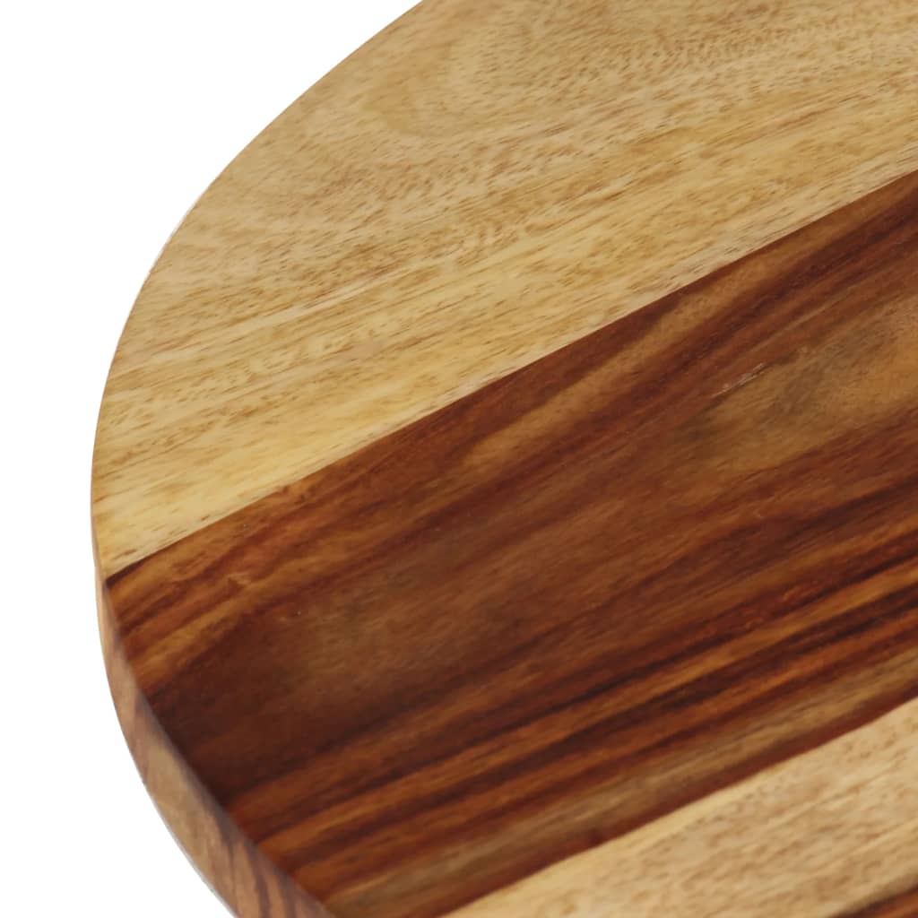 vidaXL Table Top Ø23.6"x(0.59"-0.63") Solid Sheesham Wood Round