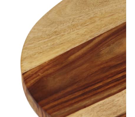 vidaXL Table Top Ø23.6"x(0.59"-0.63") Solid Sheesham Wood Round