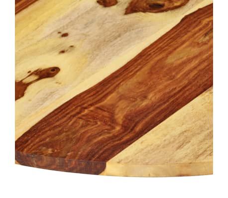 vidaXL Table Top Ø27.6"x(0.59"-0.63") Solid Sheesham Wood Round