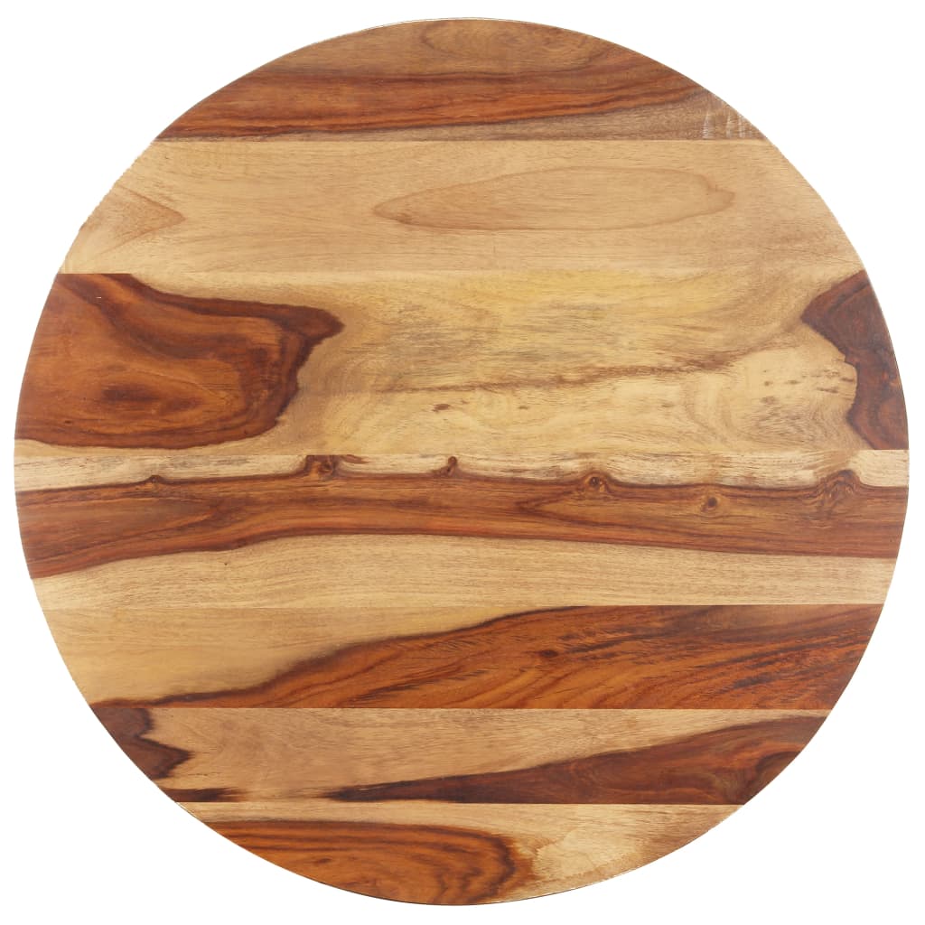 

vidaXL Table Top Ø15.7"x(0.98"-1.06") Solid Sheesham Wood Round