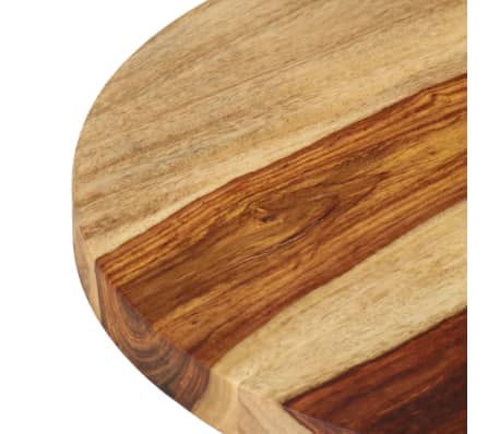 vidaXL Table Top Ø15.7"x(0.98"-1.06") Solid Sheesham Wood Round