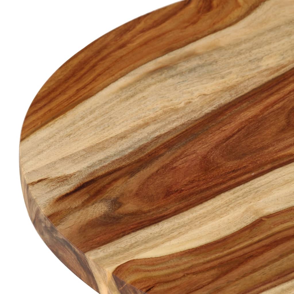 vidaXL Table Top Ø23.6"x(0.98"-1.06") Solid Sheesham Wood Round