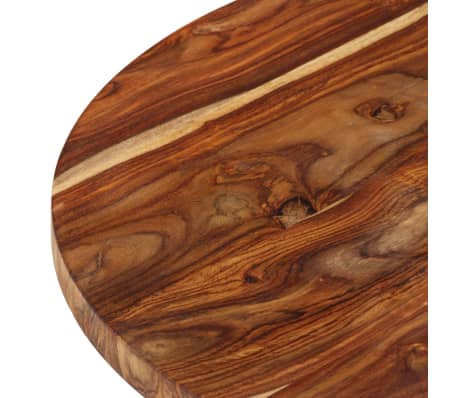 vidaXL Table Top Ø31.5"x(0.98"-1.06") Solid Sheesham Wood Round