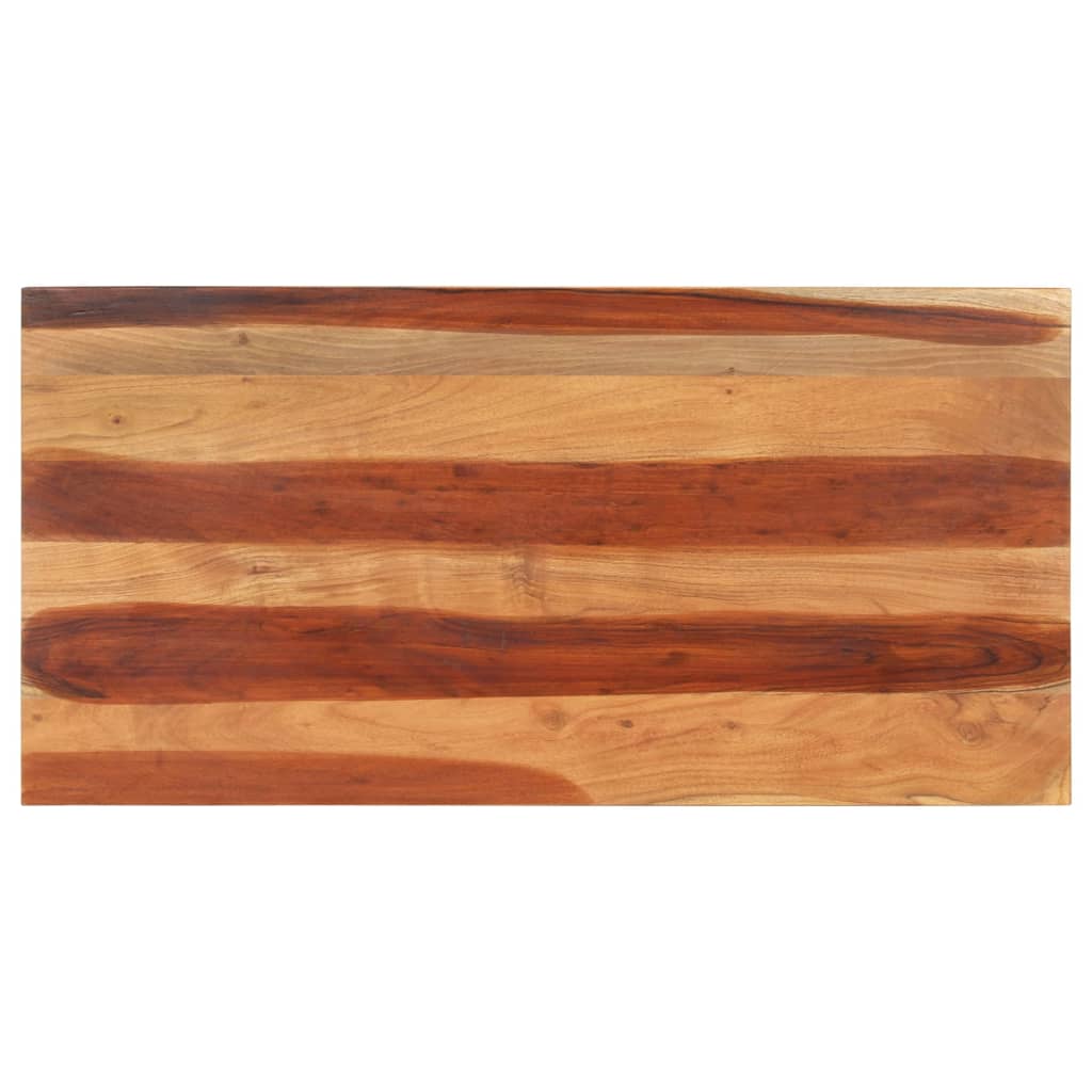 vidaXL Blat de masă, 120x60x(2,5-2,7) cm, lemn masiv de sheesham vidaxl.ro