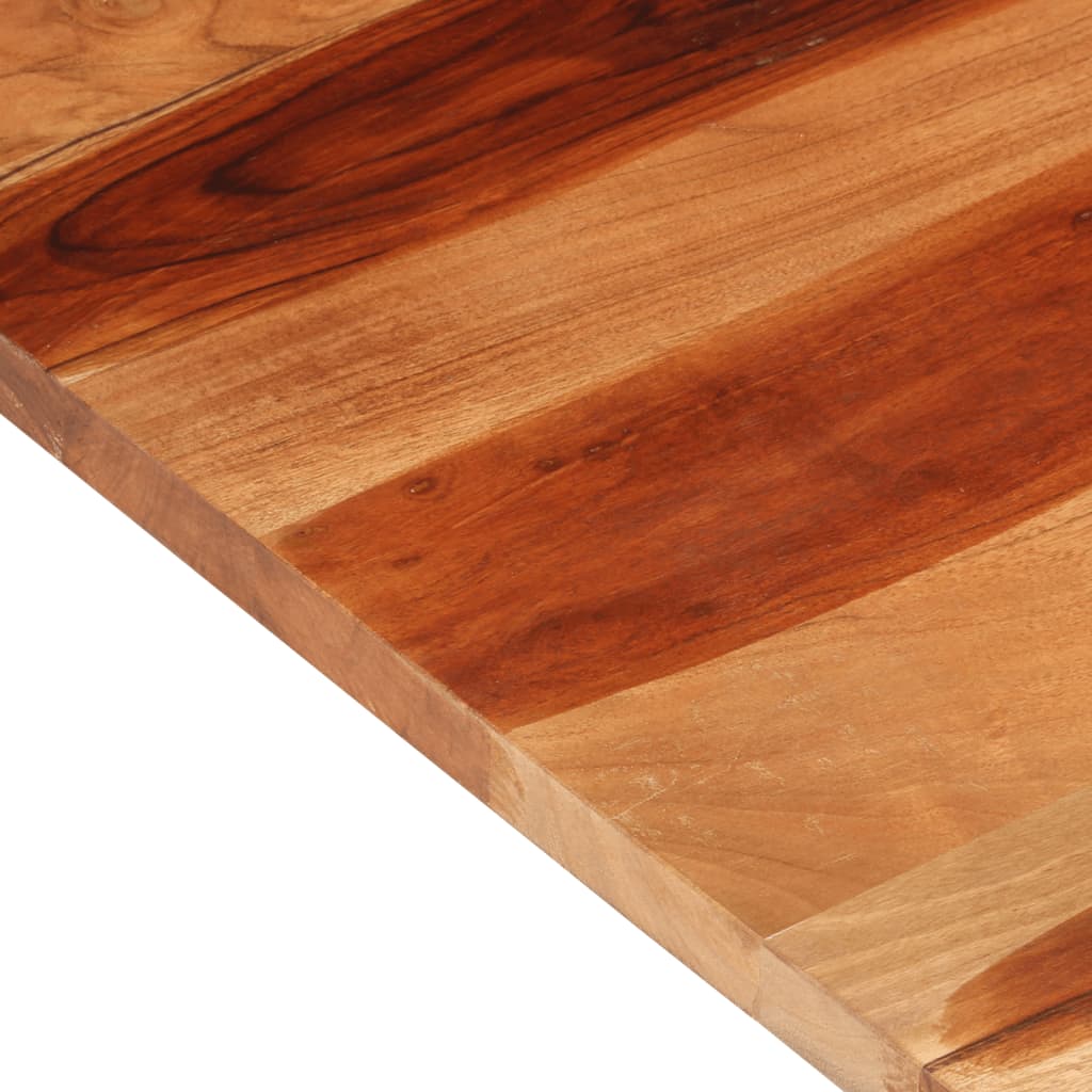 Stolní deska 120 x 60 x (2,5–2,7) cm masivní sheeshamové dřevo