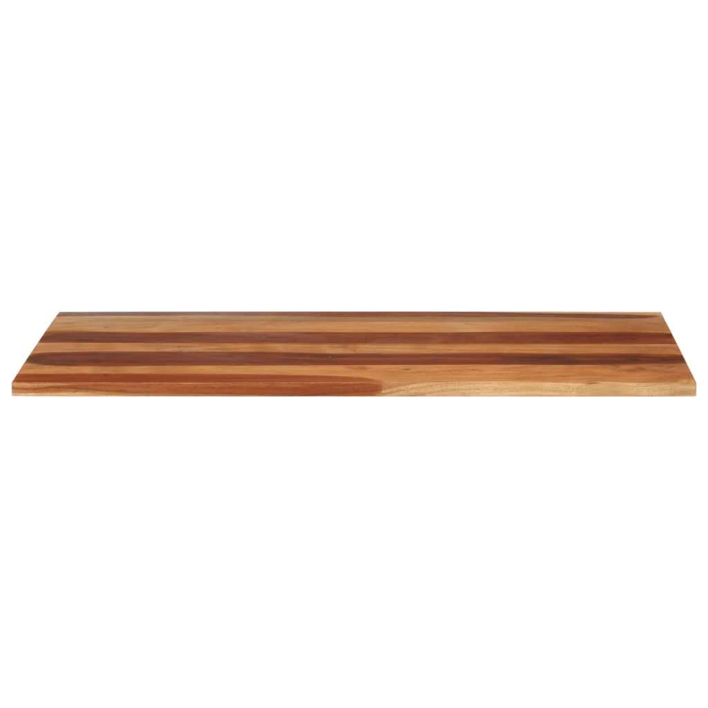 Stolní deska 120 x 60 x (2,5–2,7) cm masivní sheeshamové dřevo