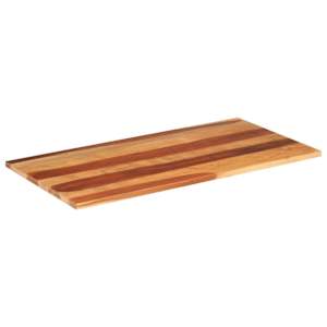 Stolní deska 120 x 60 x (2,5–2,7) cm masivní akáciové dřevo - obrázek 2