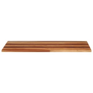 Stolní deska 120 x 60 x (2,5–2,7) cm masivní akáciové dřevo - obrázek 3