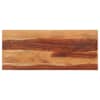 vidaXL lauaplaat, 140x60x(2,5-2,7) cm, akaatsiapuit
