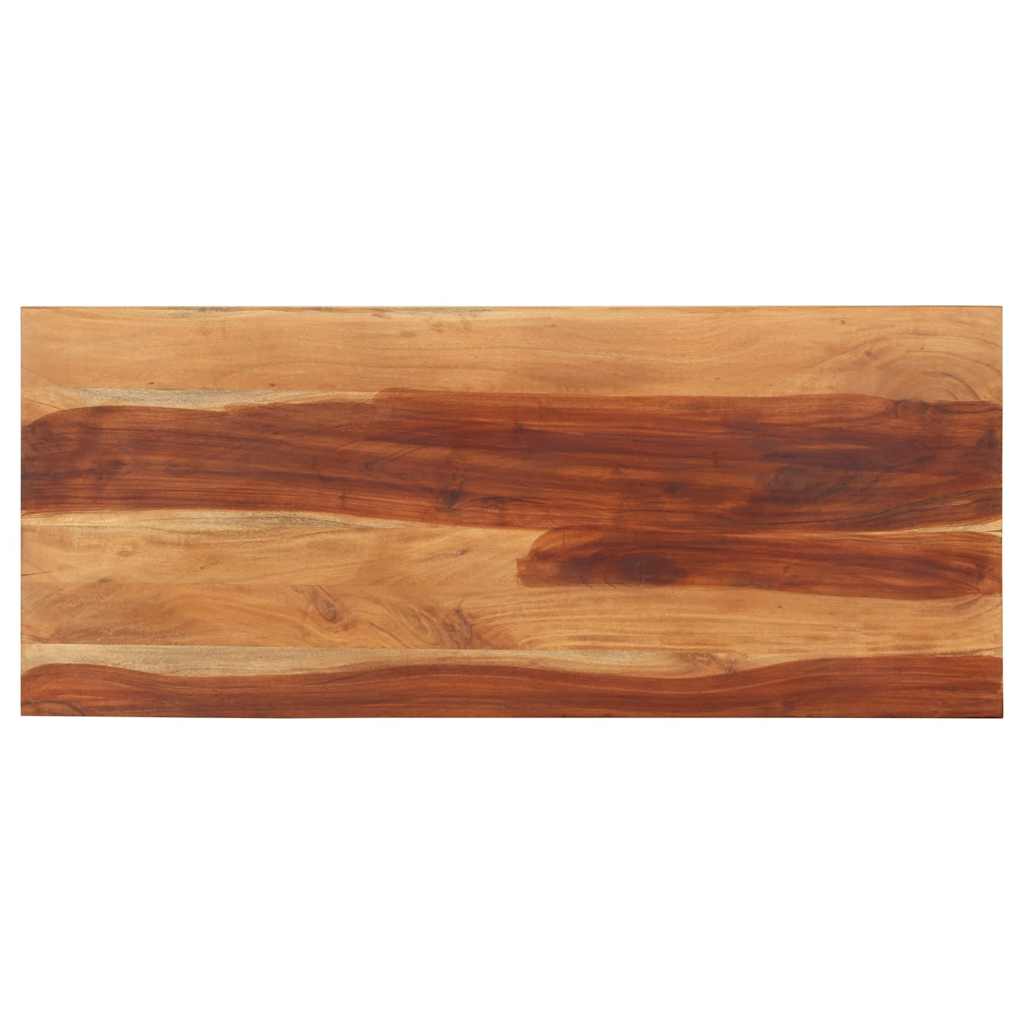 vidaXL Stolní deska 140 x 60 x (2,5–2,7) cm masivní akáciové dřevo