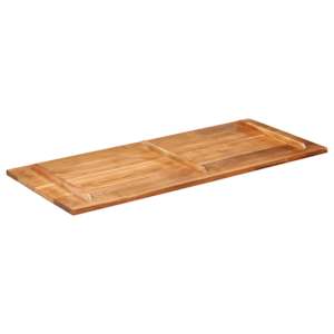 Stolní deska 140 x 60 x (2,5–2,7) cm masivní akáciové dřevo - obrázek 3