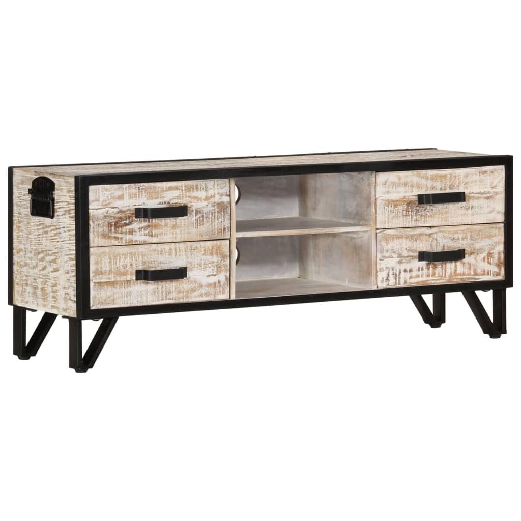 TV Cabinet 110x30x41 cm Solid Acacia Wood
