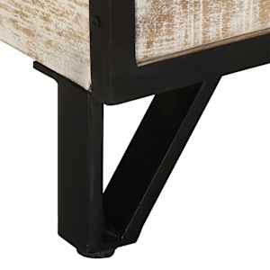 TV stolek 110 x 30 x 41 cm masivní akáciové dřevo - obrázek 7
