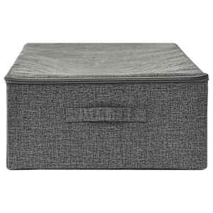Úložný box textil 70 x 40 x 18 cm antracitový - obrázek 4
