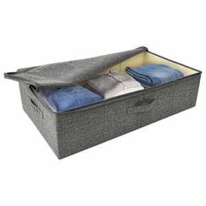 Úložný box textil 70 x 40 x 18 cm antracitový - obrázek 7