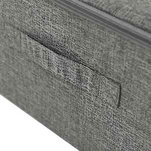 Úložný box textil 70 x 40 x 18 cm antracitový - obrázek 8