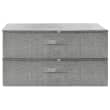vidaXL Opbergbox 24 pcs Antracietkleurig 43 x 34 x 23 cm - Woonaccessoires | Kisten